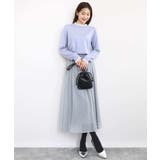 チェック柄シフォンスカート/洗える | MK MICHEL KLEIN | 詳細画像20 