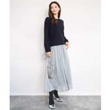 チェック柄シフォンスカート/洗える | MK MICHEL KLEIN | 詳細画像28 