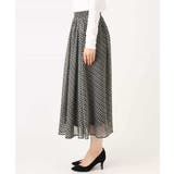 チェック柄シフォンスカート/洗える | MK MICHEL KLEIN | 詳細画像33 