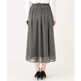 チェック柄シフォンスカート/洗える | MK MICHEL KLEIN | 詳細画像34 