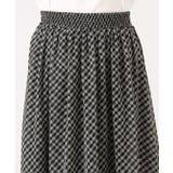 チェック柄シフォンスカート/洗える | MK MICHEL KLEIN | 詳細画像35 