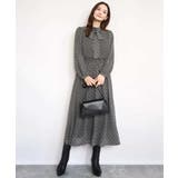 チェック柄シフォンスカート/洗える | MK MICHEL KLEIN | 詳細画像6 