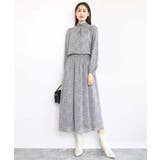 ツイード調チェックプリント シフォンスカート/洗える | MK MICHEL KLEIN | 詳細画像10