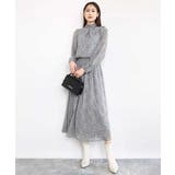 ツイード調チェックプリント シフォンスカート/洗える | MK MICHEL KLEIN | 詳細画像12