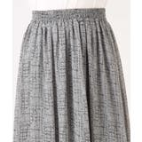 ツイード調チェックプリント シフォンスカート/洗える | MK MICHEL KLEIN | 詳細画像16