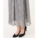 ツイード調チェックプリント シフォンスカート/洗える | MK MICHEL KLEIN | 詳細画像17