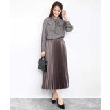 レザー調ランダムプリーツスカート/洗える | MK MICHEL KLEIN | 詳細画像13