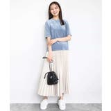 レザー調ランダムプリーツスカート/洗える | MK MICHEL KLEIN | 詳細画像18