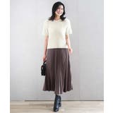 レザー調ランダムプリーツスカート/洗える | MK MICHEL KLEIN | 詳細画像27