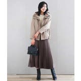 レザー調ランダムプリーツスカート/洗える | MK MICHEL KLEIN | 詳細画像29