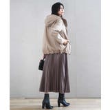 レザー調ランダムプリーツスカート/洗える | MK MICHEL KLEIN | 詳細画像31