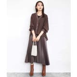 レザー調ランダムプリーツスカート/洗える | MK MICHEL KLEIN | 詳細画像6