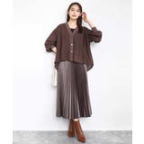 レザー調ランダムプリーツスカート/洗える | MK MICHEL KLEIN | 詳細画像7