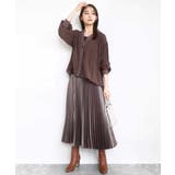 レザー調ランダムプリーツスカート/洗える | MK MICHEL KLEIN | 詳細画像8