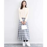 チェック柄プリーツニットスカート/洗える | MK MICHEL KLEIN | 詳細画像10