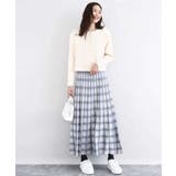 チェック柄プリーツニットスカート/洗える | MK MICHEL KLEIN | 詳細画像11