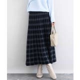 チェック柄プリーツニットスカート/洗える | MK MICHEL KLEIN | 詳細画像12