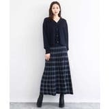 チェック柄プリーツニットスカート/洗える | MK MICHEL KLEIN | 詳細画像19