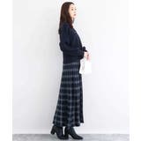 チェック柄プリーツニットスカート/洗える | MK MICHEL KLEIN | 詳細画像21