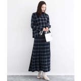 チェック柄プリーツニットスカート/洗える | MK MICHEL KLEIN | 詳細画像23