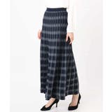 チェック柄プリーツニットスカート/洗える | MK MICHEL KLEIN | 詳細画像25