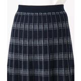 チェック柄プリーツニットスカート/洗える | MK MICHEL KLEIN | 詳細画像28