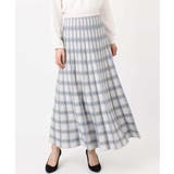 チェック柄プリーツニットスカート/洗える | MK MICHEL KLEIN | 詳細画像31