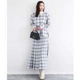 チェック柄プリーツニットスカート/洗える | MK MICHEL KLEIN | 詳細画像4