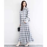 チェック柄プリーツニットスカート/洗える | MK MICHEL KLEIN | 詳細画像5