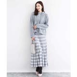 チェック柄プリーツニットスカート/洗える | MK MICHEL KLEIN | 詳細画像8