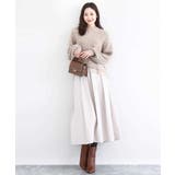 メモリータフタ タックフレアスカート/洗える | MK MICHEL KLEIN | 詳細画像11