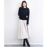 メモリータフタ タックフレアスカート/洗える | MK MICHEL KLEIN | 詳細画像15