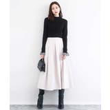 メモリータフタ タックフレアスカート/洗える | MK MICHEL KLEIN | 詳細画像17