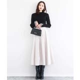 メモリータフタ タックフレアスカート/洗える | MK MICHEL KLEIN | 詳細画像18