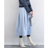 メモリータフタ タックフレアスカート/洗える | MK MICHEL KLEIN | 詳細画像19