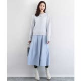 メモリータフタ タックフレアスカート/洗える | MK MICHEL KLEIN | 詳細画像23