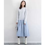 メモリータフタ タックフレアスカート/洗える | MK MICHEL KLEIN | 詳細画像25