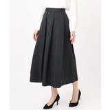 メモリータフタ タックフレアスカート/洗える | MK MICHEL KLEIN | 詳細画像35