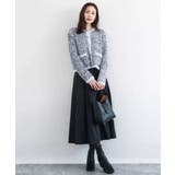 メモリータフタ タックフレアスカート/洗える | MK MICHEL KLEIN | 詳細画像8