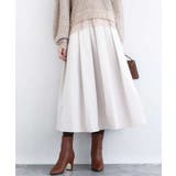 メモリータフタ タックフレアスカート/洗える | MK MICHEL KLEIN | 詳細画像9