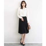 リバーシブルシフォンプリーツスカート/洗える | MK MICHEL KLEIN | 詳細画像3