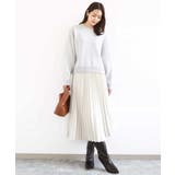 プリーツデザインスカート/洗える | MK MICHEL KLEIN | 詳細画像14 