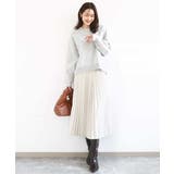 プリーツデザインスカート/洗える | MK MICHEL KLEIN | 詳細画像15 