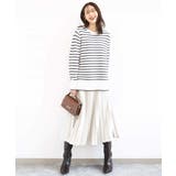 プリーツデザインスカート/洗える | MK MICHEL KLEIN | 詳細画像18 