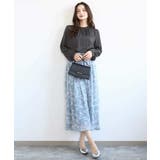 花柄シフォンスカート/洗える | MK MICHEL KLEIN | 詳細画像14 