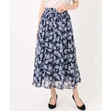 花柄シフォンスカート/洗える | MK MICHEL KLEIN | 詳細画像23 