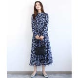 花柄シフォンスカート/洗える | MK MICHEL KLEIN | 詳細画像3 