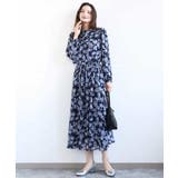 花柄シフォンスカート/洗える | MK MICHEL KLEIN | 詳細画像5 