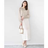 アイレット編みクロシェ風ニットスカート/洗える | MK MICHEL KLEIN | 詳細画像12