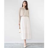 アイレット編みクロシェ風ニットスカート/洗える | MK MICHEL KLEIN | 詳細画像14